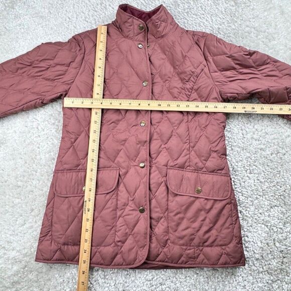 Eddie Bauer Goose Down Quilted Jacket Mauve Pink Small Petite - Picture 7 of 7
